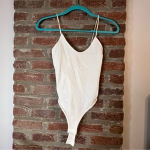 Urban Outfitters BDG White Ribbed Bodysuit